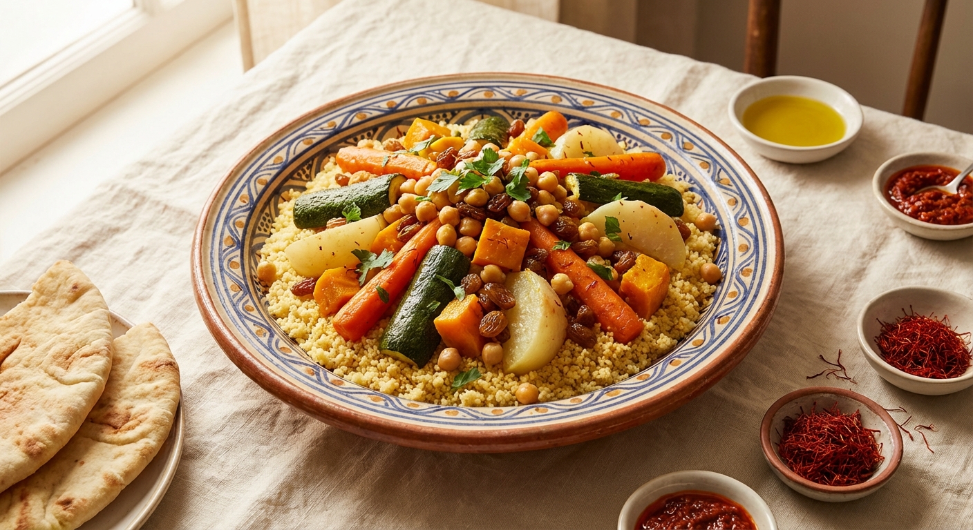 Couscous aux 7 légumes
